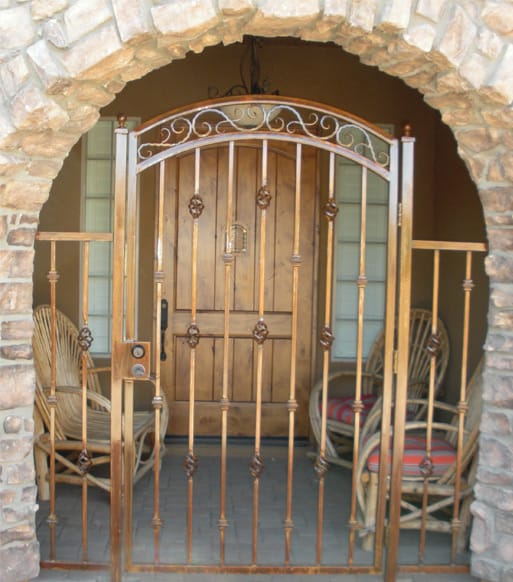 Arched Decoartive Gate and Side Panels
