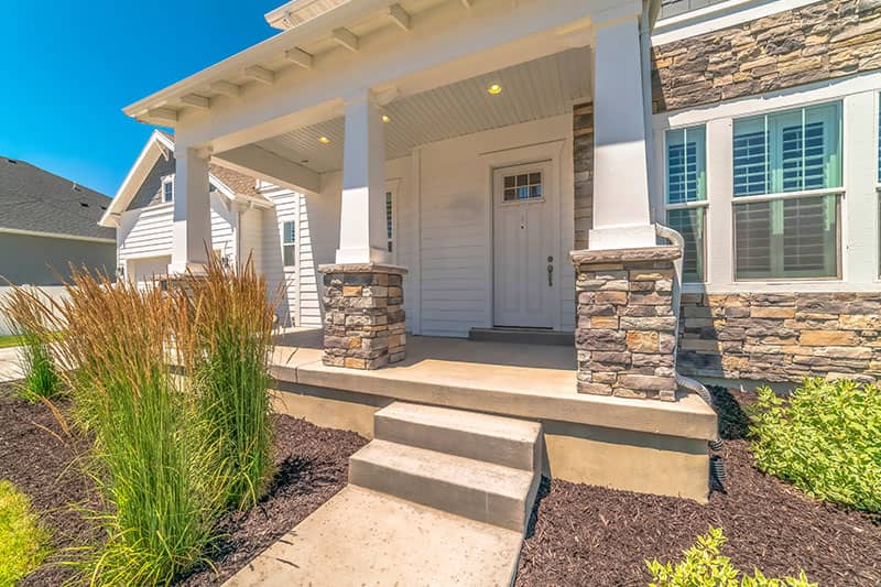 Concrete Walkway and Steps Example