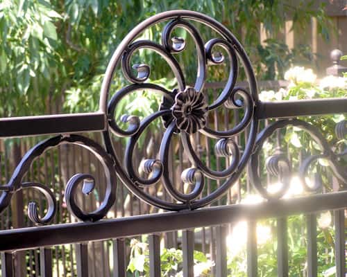 Decorative Wrought Iron Fencing Phoenix | Sun King Fencing