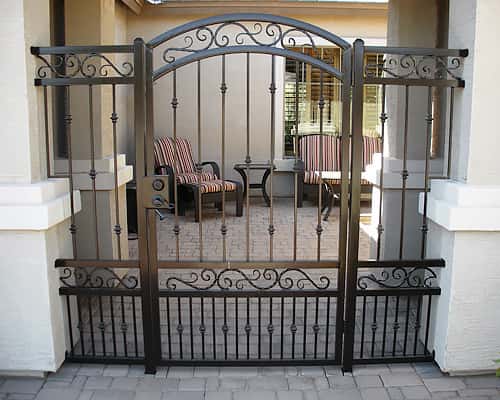 Decorative Wrought Iron Gates Phoenix | Sun King Fencing