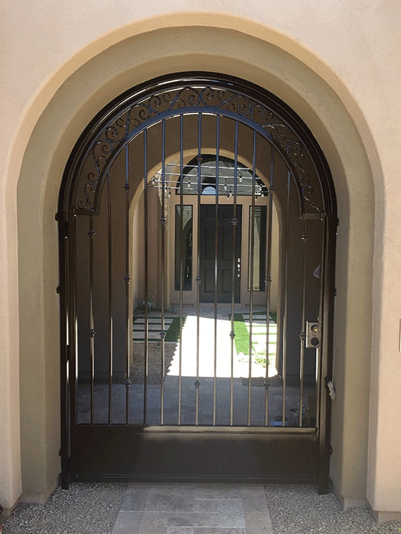 Decorative Wrought Iron Gate