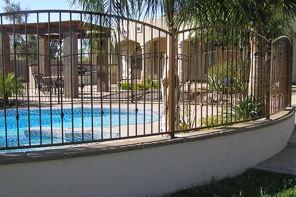 Decorative Iron Pool Fencing