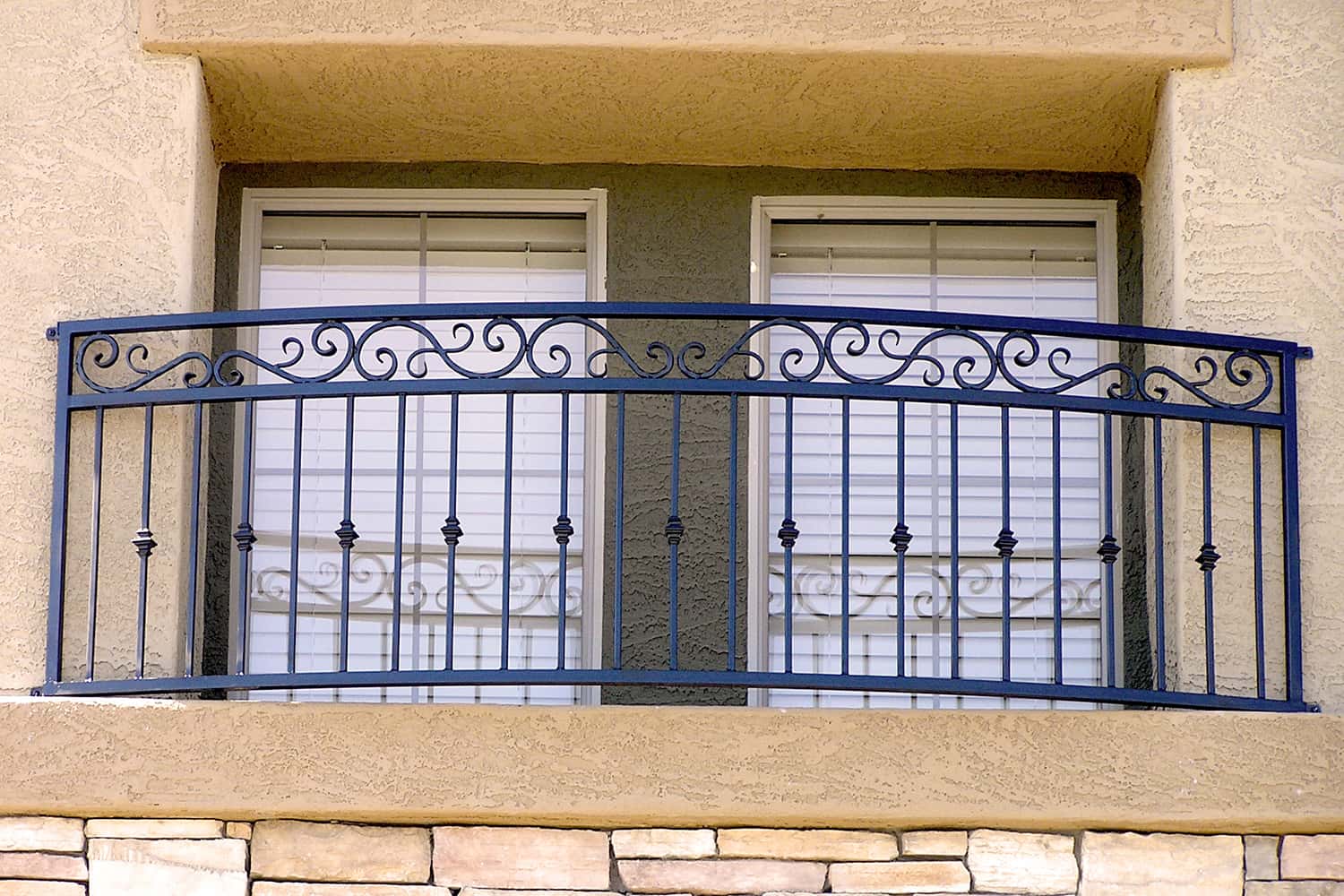Cropped Faux Decorative Balcony