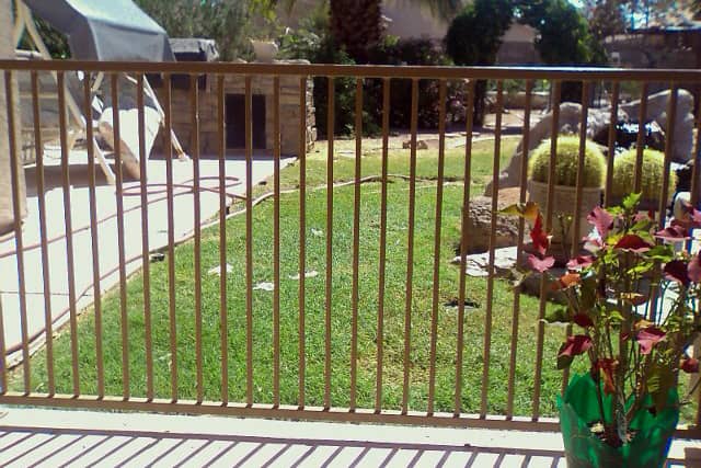 Fencing on a Masonry Pony Wall