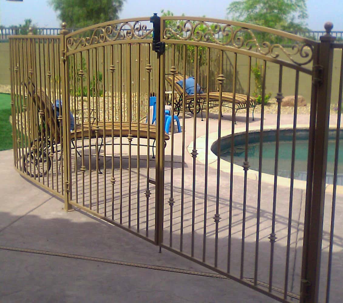 Decorative Arched Double 4' Gates